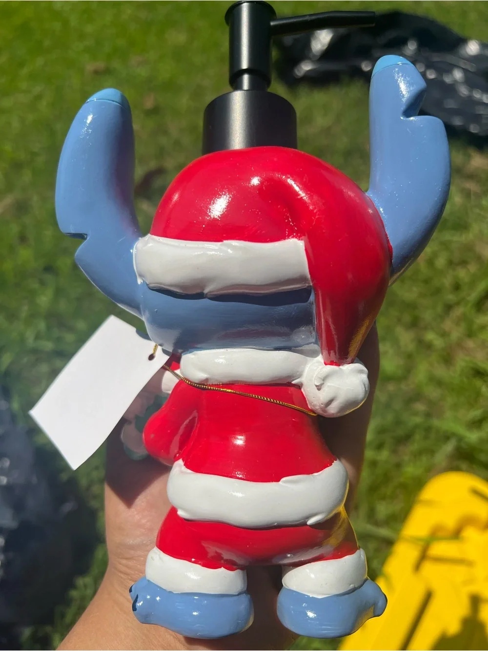 Blue Stitch Holiday Hand Soap Dispenser